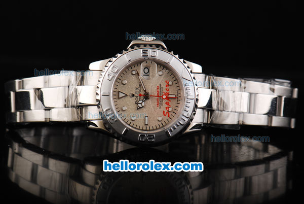 Rolex Rolex Yachtmaster Automatic Movement Full Steel with Grey Dial Lady Size - Click Image to Close